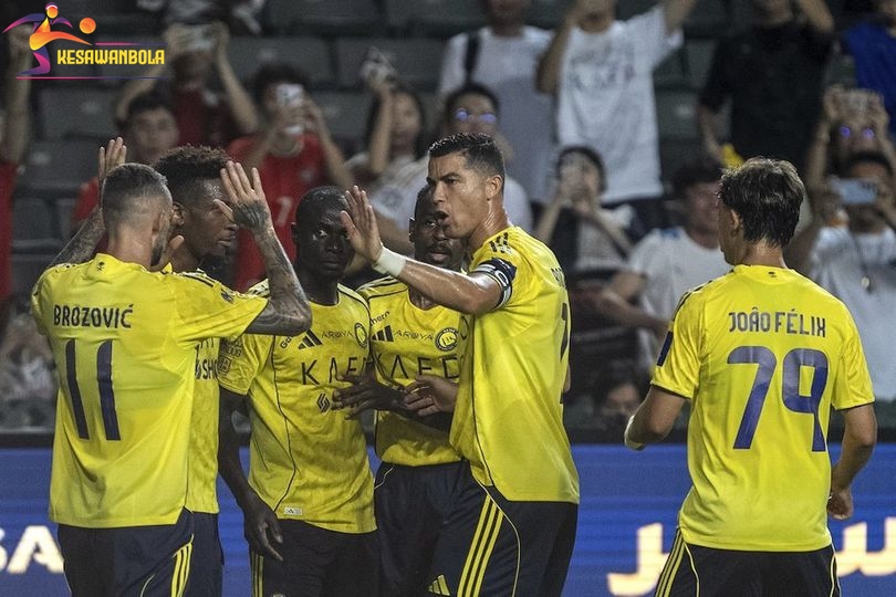 Al Nassr Hancurkan Al Taawoun: Joao Felix Cetak Hattrick, Ronaldo Juga Nyekor